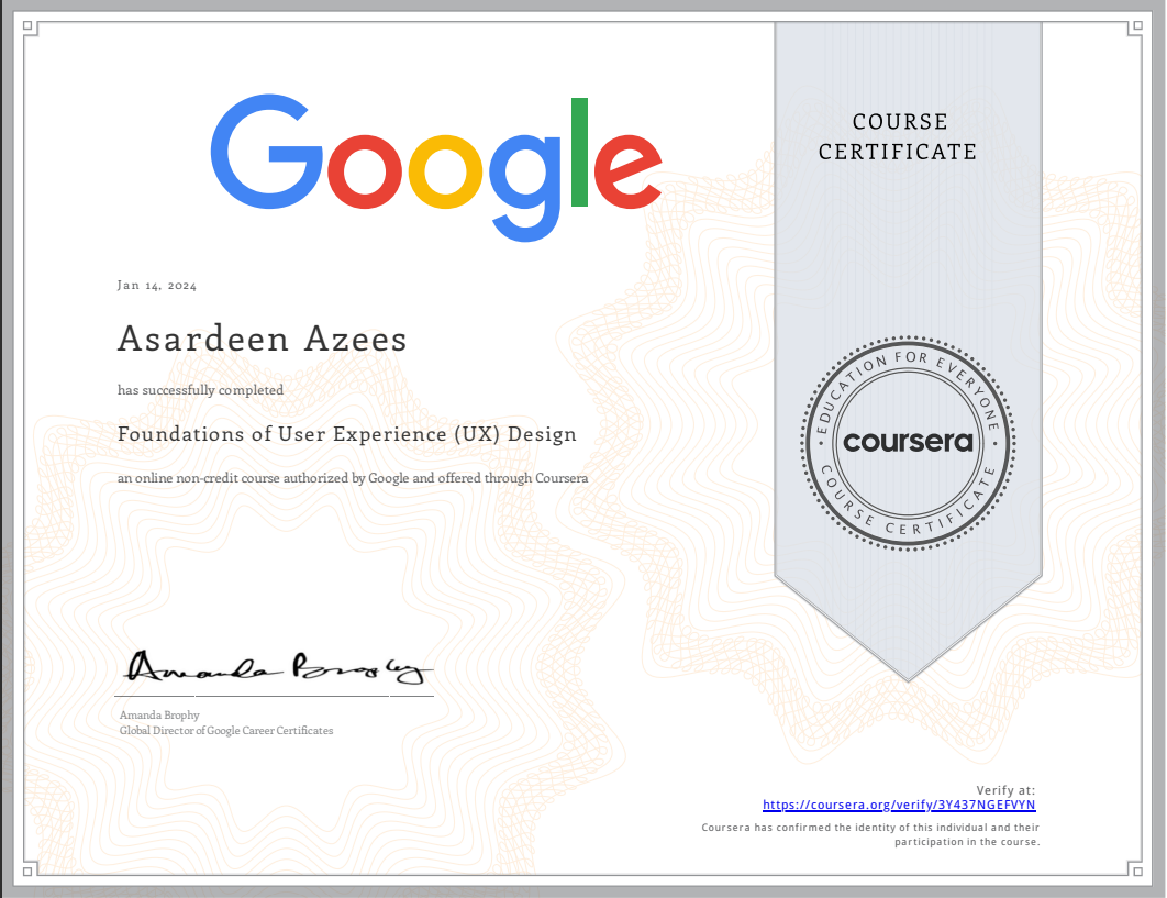 Google UX Certificate 01